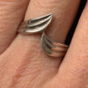Beautiful Sterling silver ring Uk size Q
