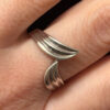 Beautiful Sterling silver ring Uk size Q