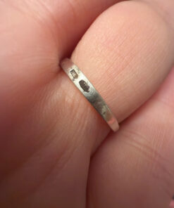 Christmas gift sterling silver ring Uk size J1/2