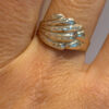 Vintage Soviet sterling silver ring Uk size O1/2
