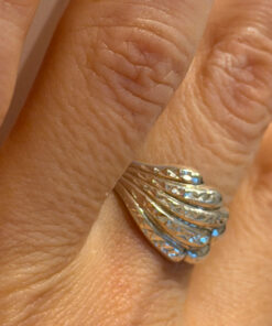 Vintage Soviet sterling silver ring Uk size O1/2