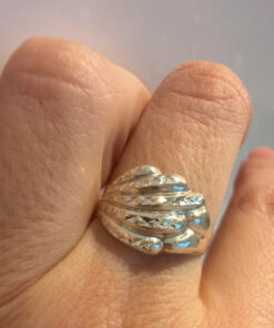 Vintage Soviet sterling silver ring Uk size O1/2