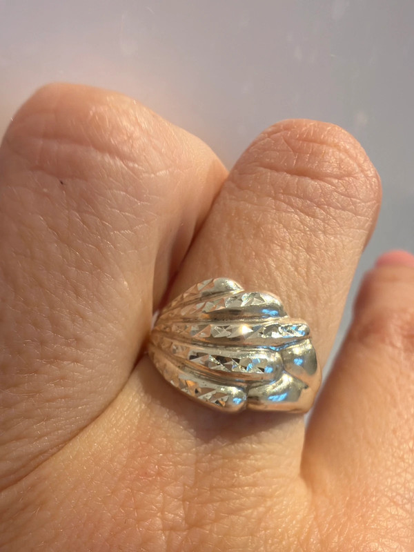 Vintage Soviet sterling silver ring Uk size O1/2