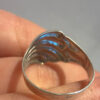 Vintage Soviet sterling silver ring Uk size O1/2