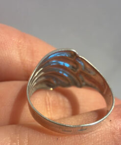 Vintage Soviet sterling silver ring Uk size O1/2