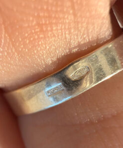 Vintage Soviet sterling silver ring Uk size O1/2