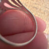 Vintage 925  Sterling Silver Wavey Design  Ring -UK Size K#45