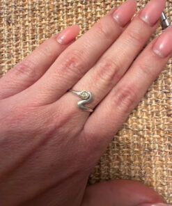 Vintage Soviet ussr silver 800 ring Uk size O#118
