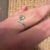 Vintage Soviet ussr silver 800 ring Uk size O#118