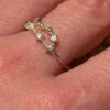 Sterling Silver Zodiac Constellation CZ Ring Uk size P#38