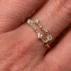 Sterling Silver Zodiac Constellation CZ Ring Uk size P#38