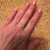 Sterling Silver Zodiac Constellation CZ Ring Uk size P#38