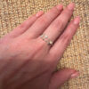 Sterling Silver Zodiac Constellation CZ Ring Uk size P#38