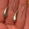 925 Sterling Silver Tear Drop   Earring#38