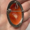 Vintage Italian Shell Cameo Set - Brooch/Pendant & Earrings - 331 NA (Naples)
