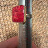 Sponge coral silver ring, size P, new #45