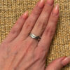 Vintage Sterling silver ring Uk size M 1/2 #45