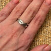 Vintage Sterling silver ring Uk size M 1/2 #45