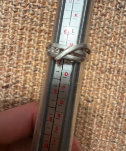 Vintage Sterling silver ring Uk size M 1/2