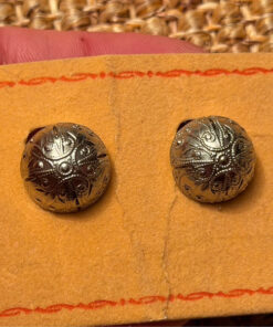 Vintage clip-on earrings, Soviet Union, 1950s, new