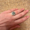925 Sterling Silver and Onyx Set: Ring Size K 1/2 and Pendant #11
