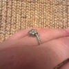 Incredibly beautiful wedding sterling silver ring Uk size L#11