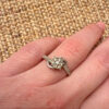 Incredibly beautiful wedding sterling silver ring Uk size L#11