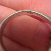 Incredibly beautiful wedding sterling silver ring Uk size L#11