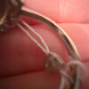 925 sterling silver ring with natural beryl and opal, new, size P #47