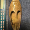 Vintage brass ashtray in the shape of a shoe. 50s