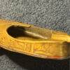 Vintage brass ashtray in the shape of a shoe. 50s