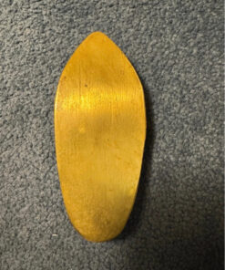 Vintage brass ashtray in the shape of a shoe. 50s