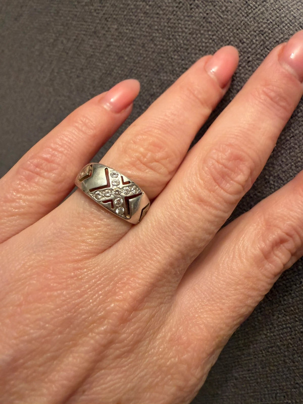 Vintage Sterling silver ring Uk L