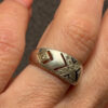 Vintage Sterling silver ring Uk L