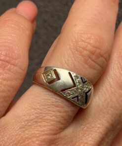 Vintage Sterling silver ring Uk L