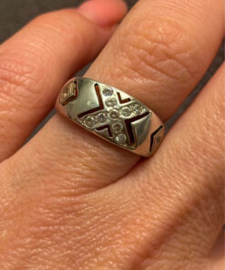Vintage Sterling silver ring Uk L