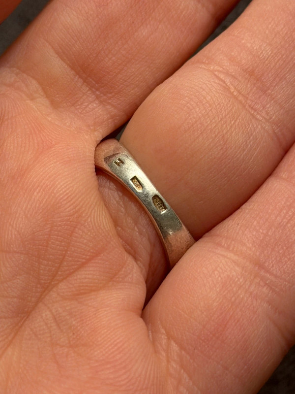 Vintage Sterling silver ring Uk L