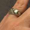 Vintage Sterling silver ring Uk L