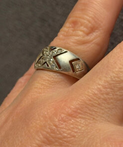Vintage Sterling silver ring Uk L