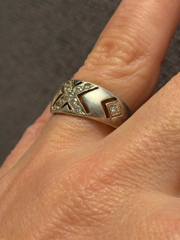 Vintage Sterling silver ring Uk L