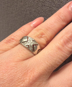 Vintage Sterling silver ring Uk L