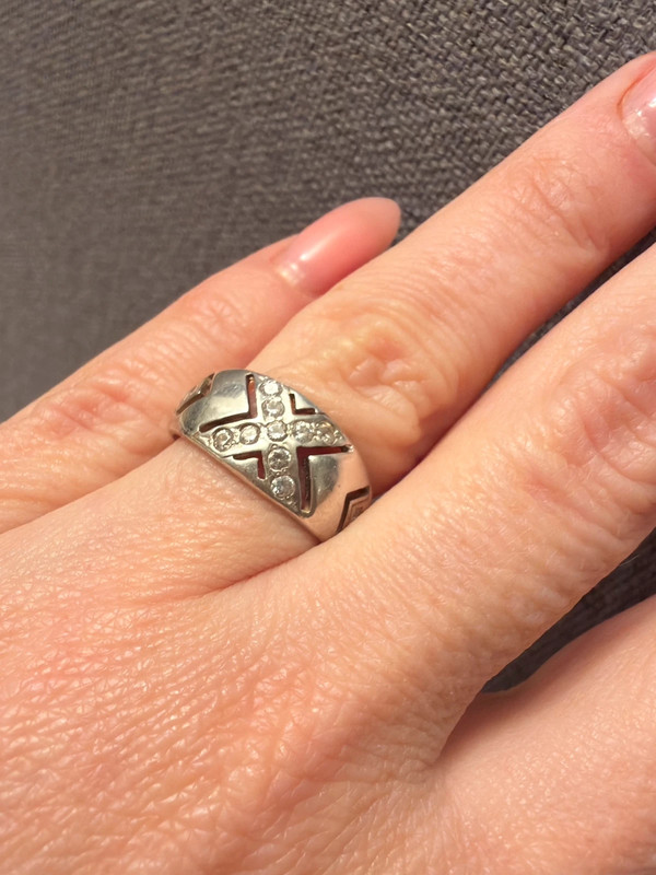 Vintage Sterling silver ring Uk L