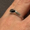 Vintage enamel ring, size Q#5