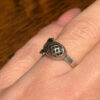 Vintage Soviet Sterling silver ring size M