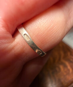 Vintage Soviet Sterling silver ring size M