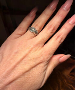 Vintage Soviet Sterling silver ring size M