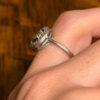 Sterling silver ring Uk size L1/2#18