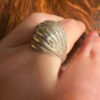 Rare unique Soviet Sterling silver ring Uk size M1/2