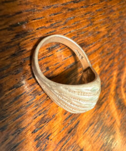 Rare unique Soviet Sterling silver ring Uk size M1/2