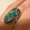 Uk size P natural Quantum Quatrro 925 Silver Ring